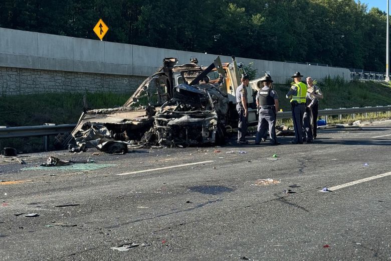 2 kids, 3 adults killed and dozens injured after bus crashes on I-95 southbound in Stafford Co. May 29
