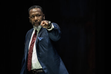 Wendell Pierce appears in the title role of Shakespeare Theatre Company’s “Othello.”