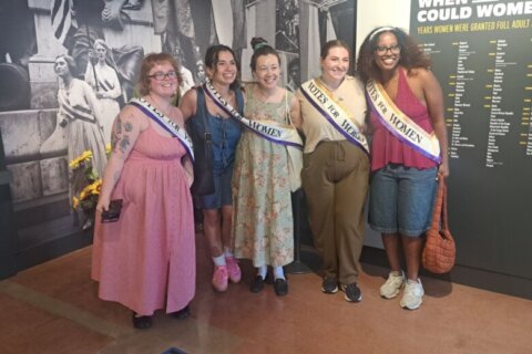 ‘Suffs’ cast visits Lorton museum tied to suffrage history in Northern Virginia