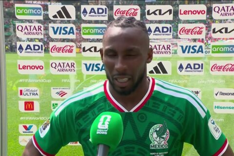 Julián Quiñones explica lo que siente al marcar su primer gol en un Mundial