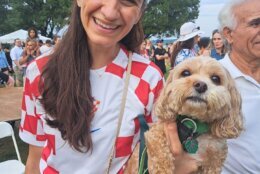 Helena Coric and her pup