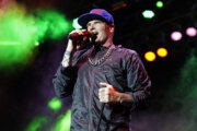 Vanilla Ice performs during the "I Love The 90's" tour on Sunday, Aug. 7, 2022, at RiverEdge Park in Aurora, Ill. (Photo by Rob Grabowski/Invision/AP)
