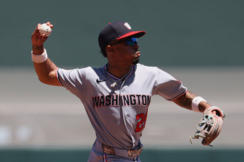 Lile leads Nationals against the Mariners after 4-hit game