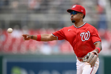Washington Nationals second baseman Nasim Nunez