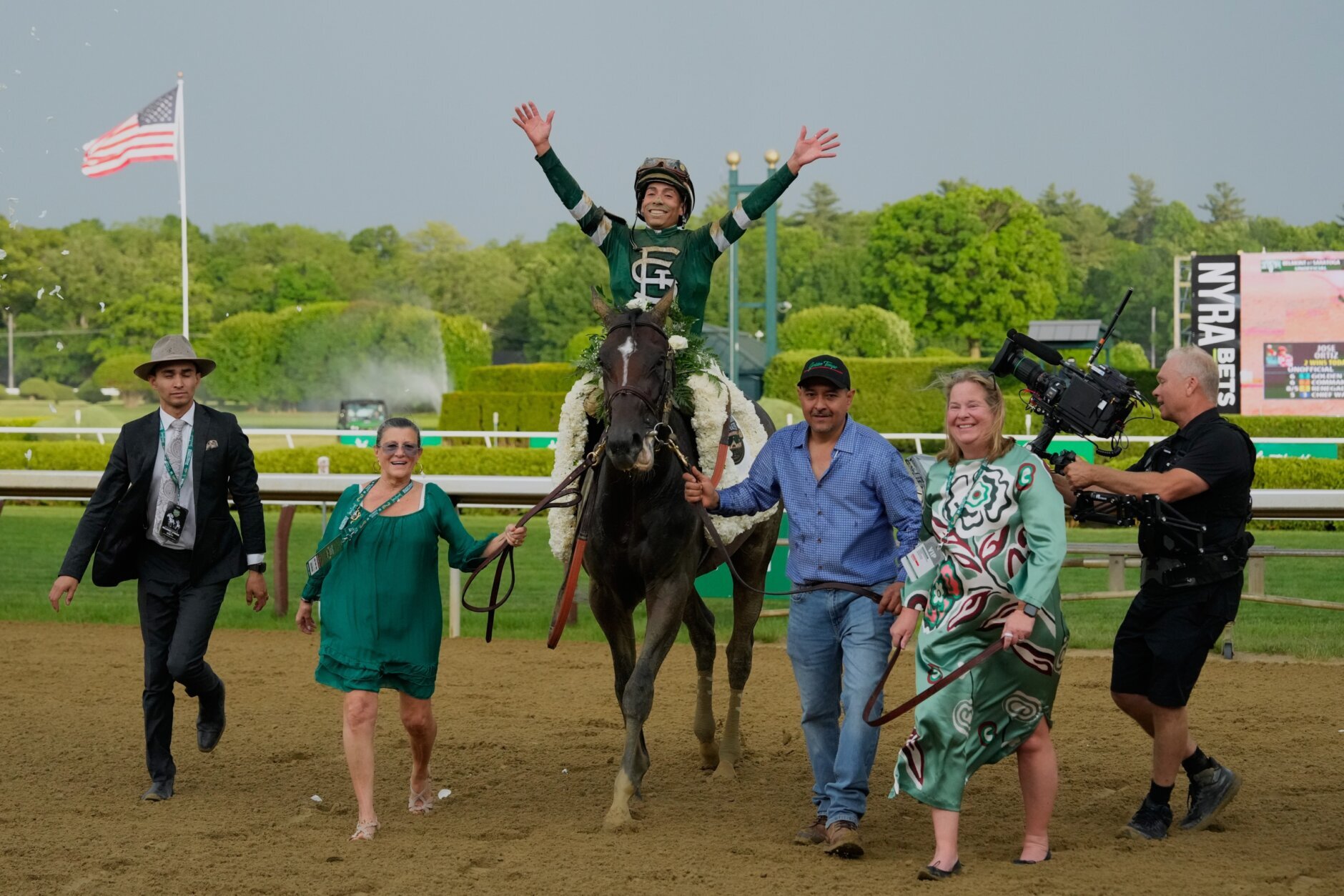 APTOPIX Belmont Stakes Horse Racing