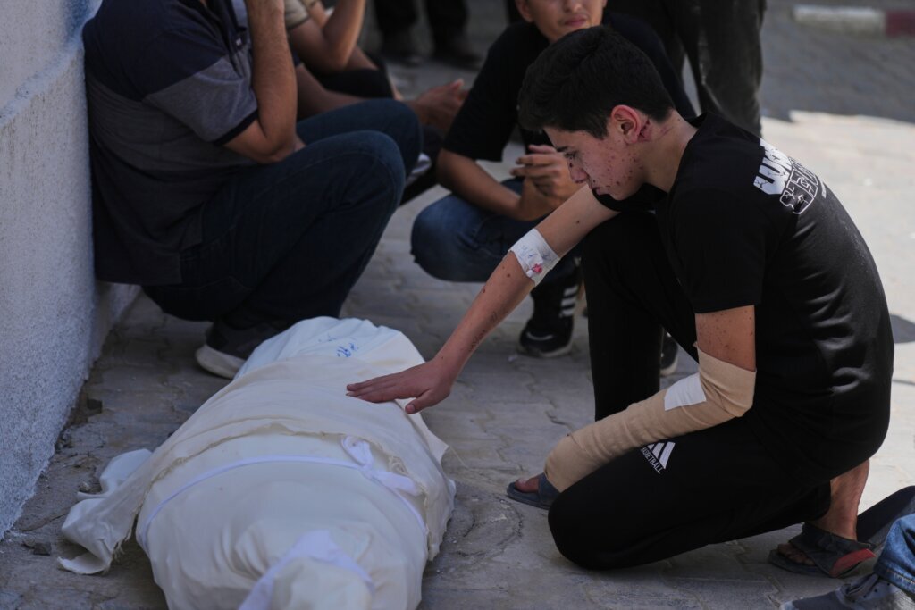 At least 10 people killed in strikes on Gaza, hospitals say