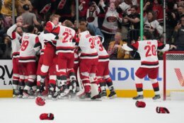 APTOPIX Stanley Cup Hurricanes Golden Knights Hockey