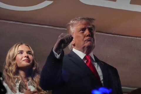 APTOPIX Trump NBA Finals Basketball