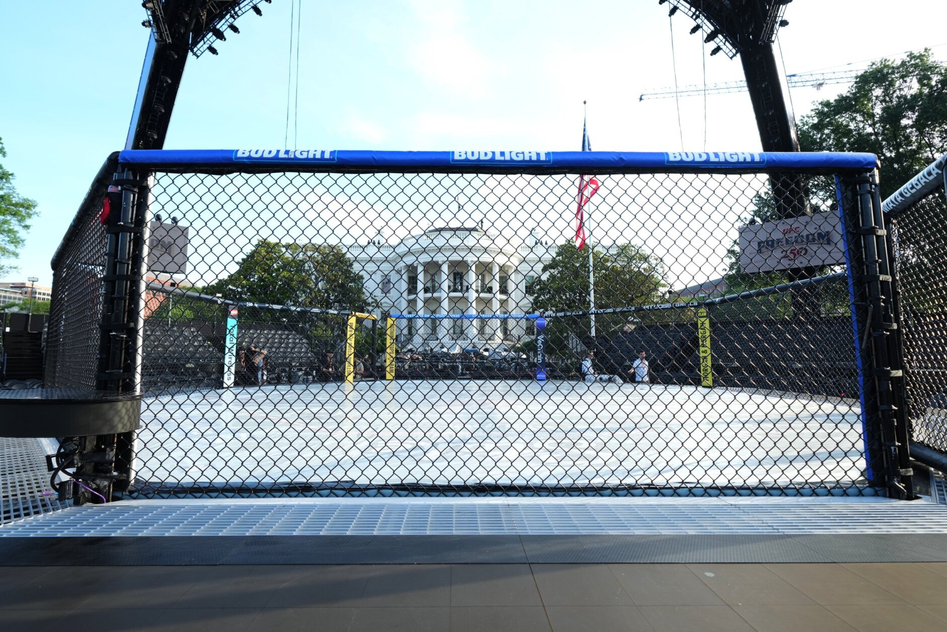 The arena for UFC Freedom 250 outside the White House