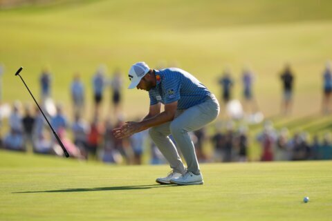 After missing his putt on the 18th hole, Sam Burns comes up one shot short at the US Open