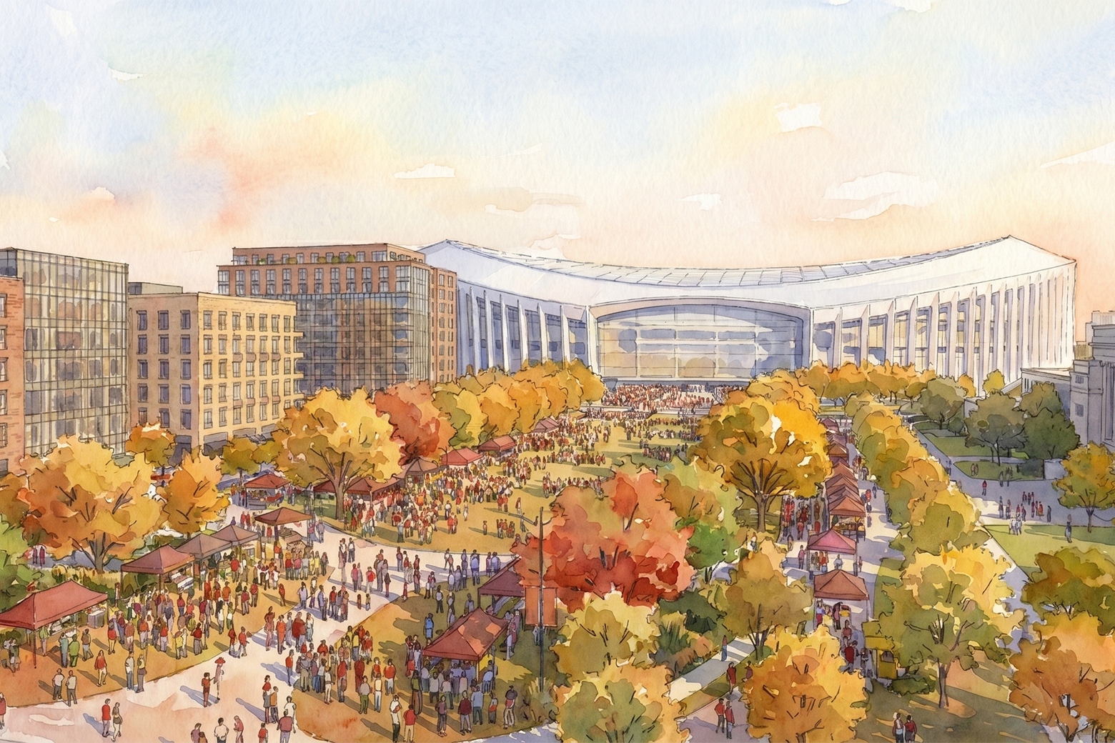 Master plan rendering