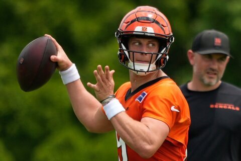 Bengals restructure Joe Burrow’s contract to free up cap space, AP source says