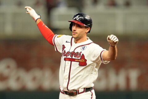 Matt Olson’s 3-run homer in the 10th inning lifts the Braves past the Orioles 7-6