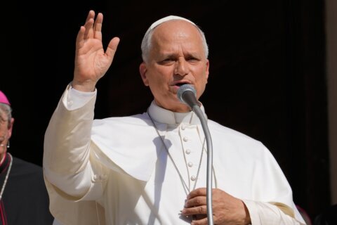 Pope Leo XIV receives World Series baseball from former White Sox catcher A.J. Pierzynski