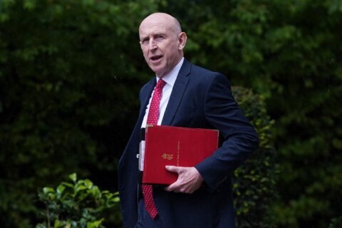 UK defense secretary resigns, saying the government is not willing to spend enough on the military