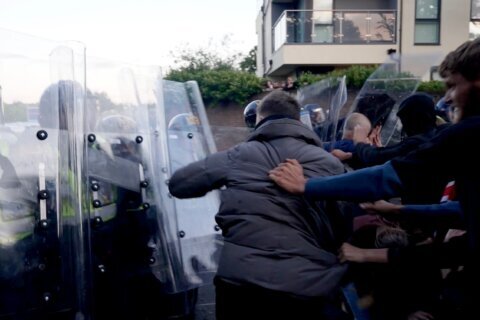 UK government condemns violence at protest over teen’s stabbing death