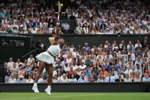 Serena Williams’ singles return sets ratings record for 1st-round Wimbledon match on ESPN