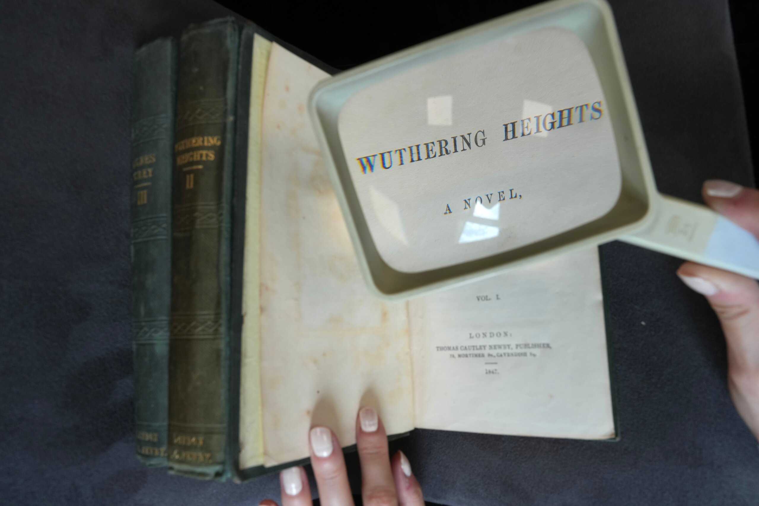 A rare first edition of ‘Wuthering Heights’ complete with spelling mistakes is up for auction