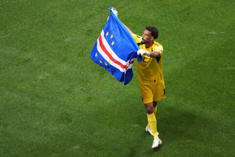 Cape Verde’s star goalkeeper Vozinha gets a family boost before Uruguay clash