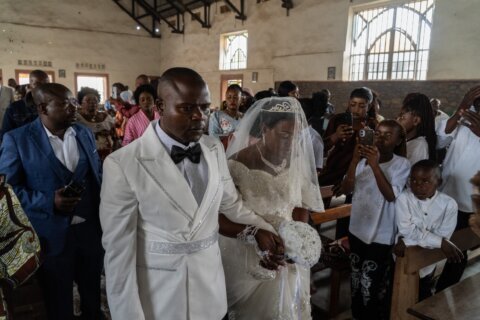 Celebrating a wedding amid the Ebola outbreak: No kisses or close contact, but love lives here
