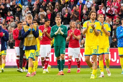 Denmark says soccer star Christian Eriksen ‘conscious’ after collapsing on field again in match