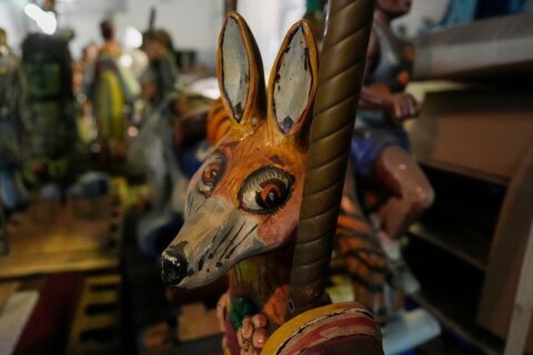 Will Red Grooms’ whimsical, wonderful Tennessee Fox Trot Carousel ride again?