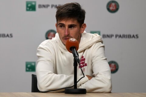 Sick and sleepless Arnaldi pulls out of French Open semifinal after night of vomiting