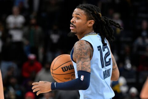Portland is acquiring 2-time All-Star Ja Morant in a trade with Memphis, AP source says