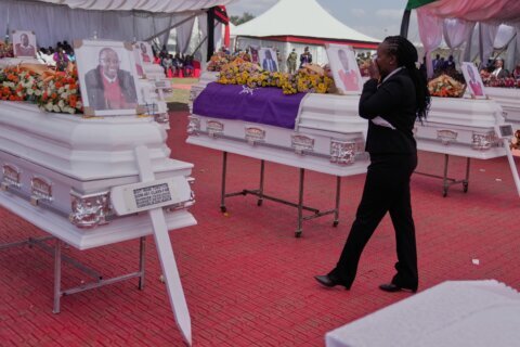 Kenya holds a memorial service for 16 victims of last month’s girls school fire