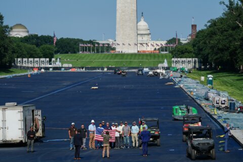 Trump says Reflecting Pool work is done and it’s set to be filled with water