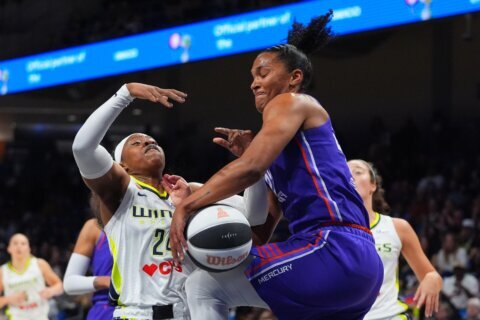 Mercury’s Thomas says she has received online abuse following suspension for Caitlin Clark incident