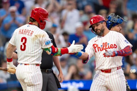 Phantastic performances: Phillies’ Shwarber homers twice in an inning, Harper hits for cycle vs Mets