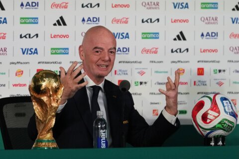 FIFA’s Infantino defends World Cup ticket prices, says fans ‘should chill’ about ref denied US entry