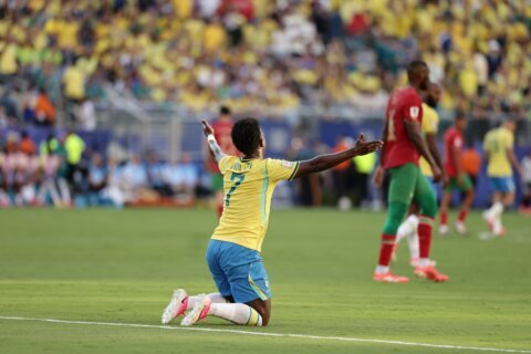 Brazil rallies for 1-1 draw against Morocco in its World Cup opener behind Vinícius Júnior goal