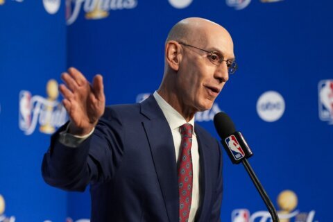 Commissioner Adam Silver, at finals, says NBA continues to move toward league in Europe