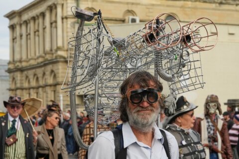 Steampunk festival creates an unlikely capital for Victorian style and sci-fi oddity in New Zealand