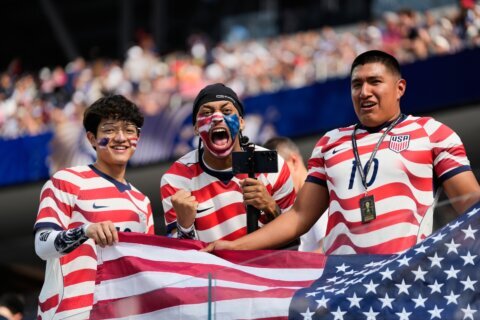 Roaring crowds in stars and stripes show up for the US team, and soccer’s moment in their country