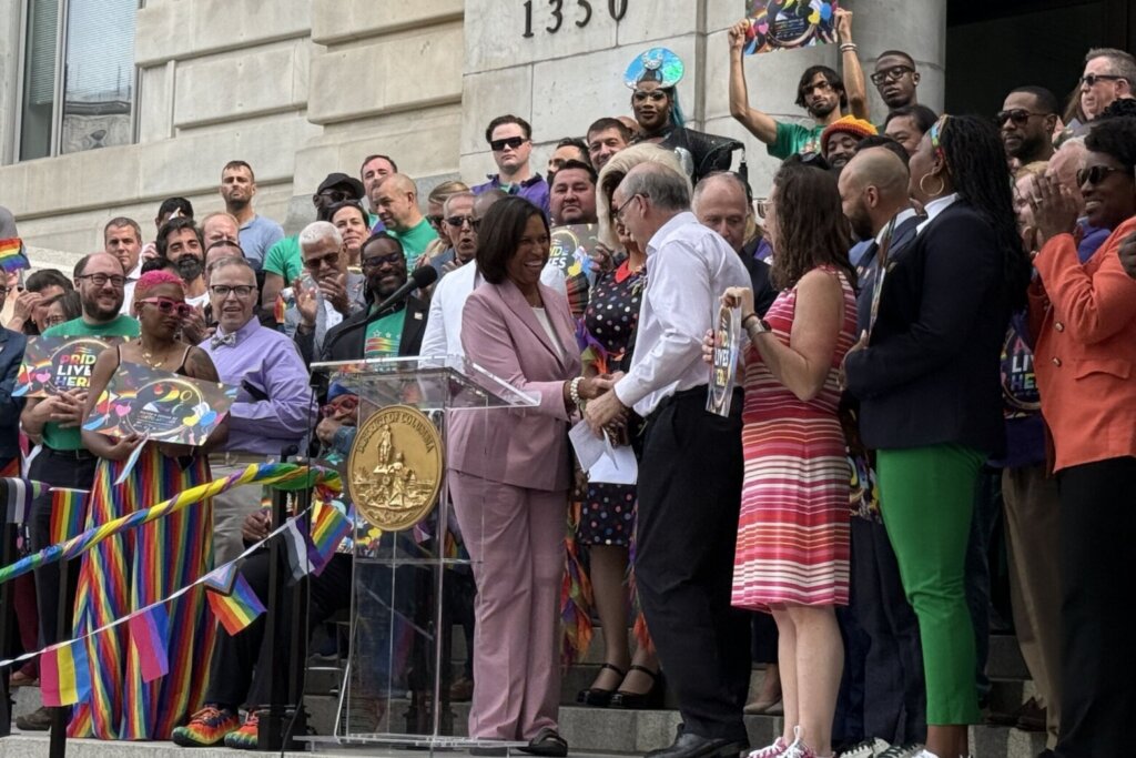 DC mayor kicks off Pride Month with flag raising