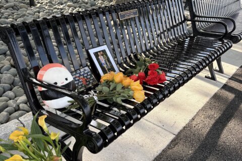 A new memorial in Alexandria for the victims of the Potomac River midair collision