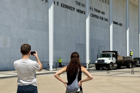 WATCH LIVE: Crews set to remove Trump name from Kennedy Center