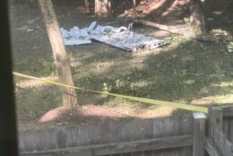 Plane wreckage