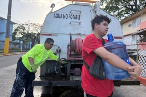 Once beset by power outages, Puerto Ricans also hit with severe water shortages