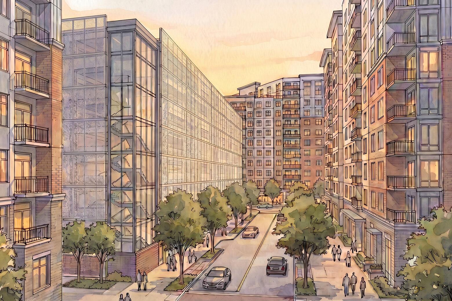 Housing near future stadium