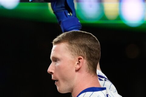 Pete Crow-Armstrong hits 27th homer and Cubs beat Nationals 8-6 to move 20 games over .500
