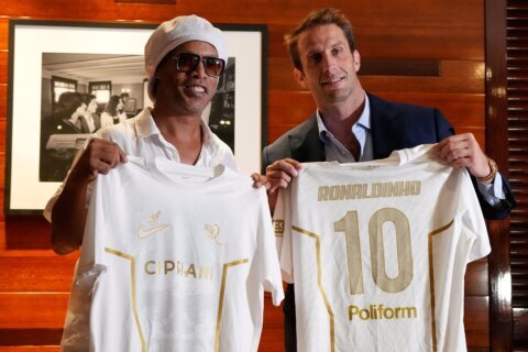 Ronaldinho says ‘let the magic begin’ after signing with Italian Serie C club Ravenna at age 46