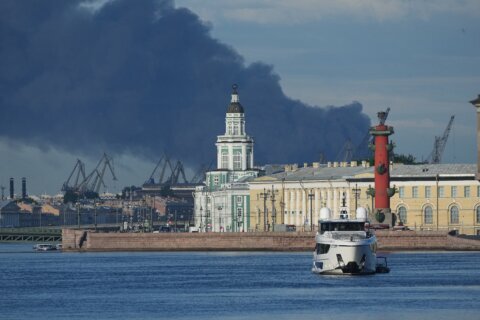 Ukrainian drones hit St Petersburg oil terminal before it hosts Russian economic forum