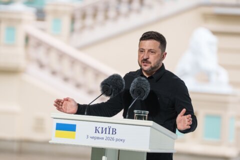 European leaders voice ‘urgent need’ to bolster Ukraine’s defenses against ballistic missiles