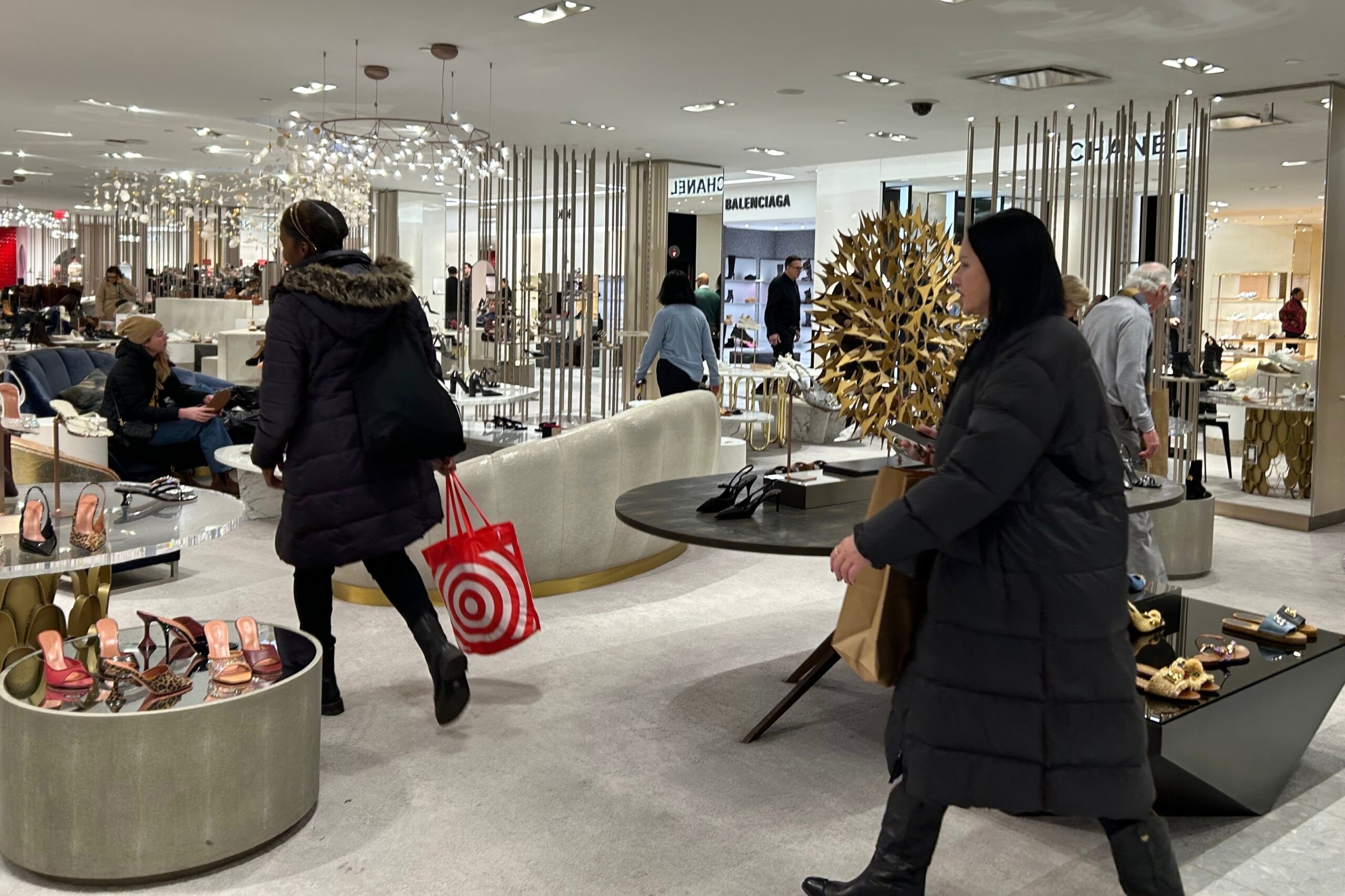 A Saks Fifth Avenue storefront, part of the group now renamed Exemplar Luxury Group.