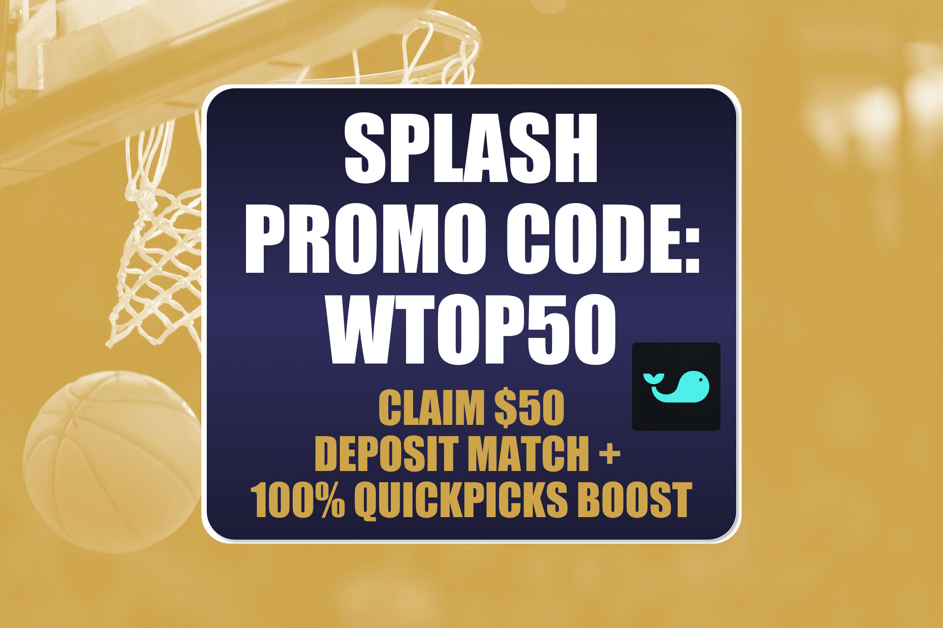 Splash Promo Code WTOP50: Get $50 Deposit Bonus for NBA Finals Game 2 ...