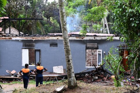 A fire at a nursing home in Sri Lanka kills 12 people